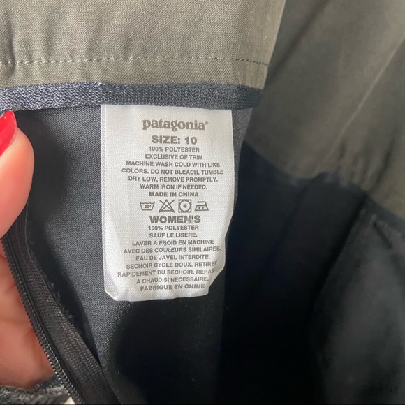 Patagonia Olive Green Sleeveless Dress Size 10 - Picture 9 of 9